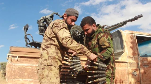 جاهزية سرايا الرشاشات في غرفة عمليات الفتـ ـح المبيـ ـن على جبهـ ـة غرب حلب